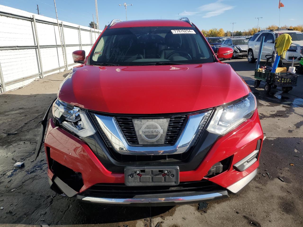 2017 Nissan Rogue VIN JN8AT2MV0HW284630 Copart auction photo, front end / rear end damage thumbnail 5