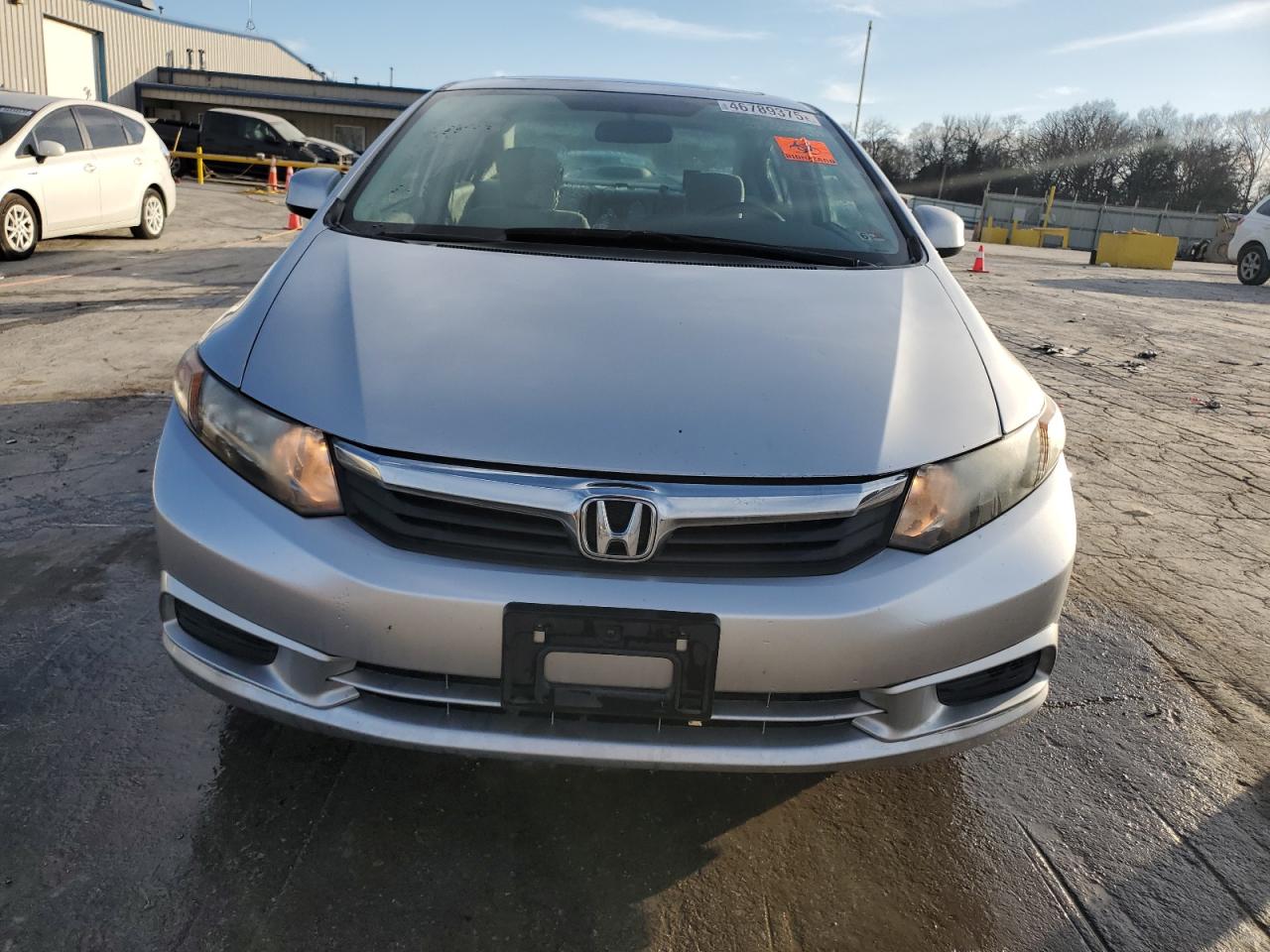 2012 Honda Civic VIN 2HGFB2F84CH326348 Copart auction photo, rear end damage thumbnail 5
