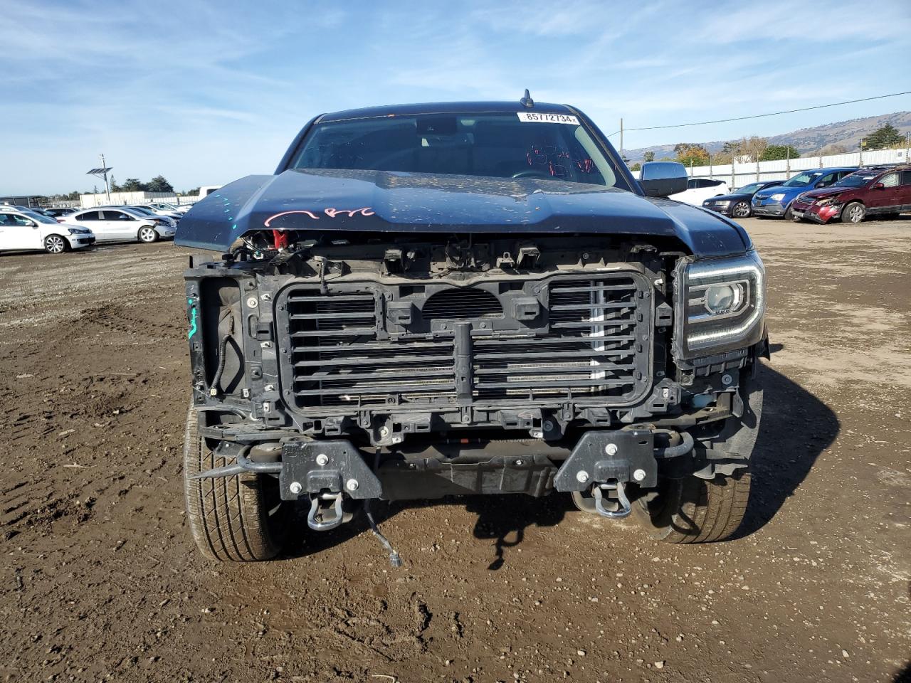 2018 GMC Sierra VIN 3GTU2PEJ1JG249376 Copart auction photo, all over damage thumbnail 5