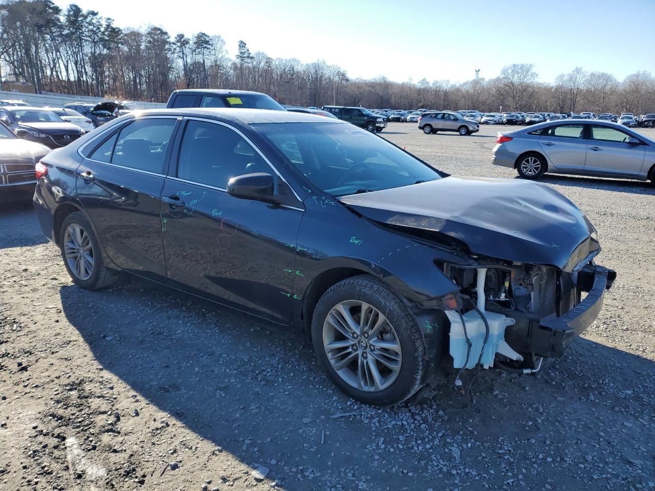 2017 Toyota Camry VIN 4T1BF1FK8HU298335 Copart auction photo, front end / minor dent/scratches damage thumbnail 4