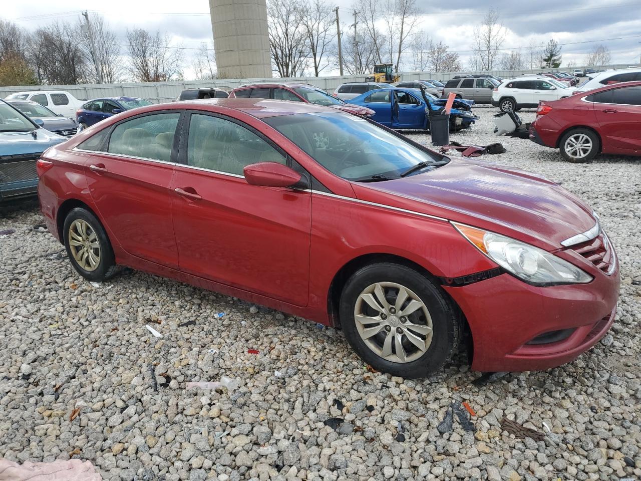2011 Hyundai Sonata VIN 5NPEB4AC5BH010383 Copart auction photo, front end damage thumbnail 4