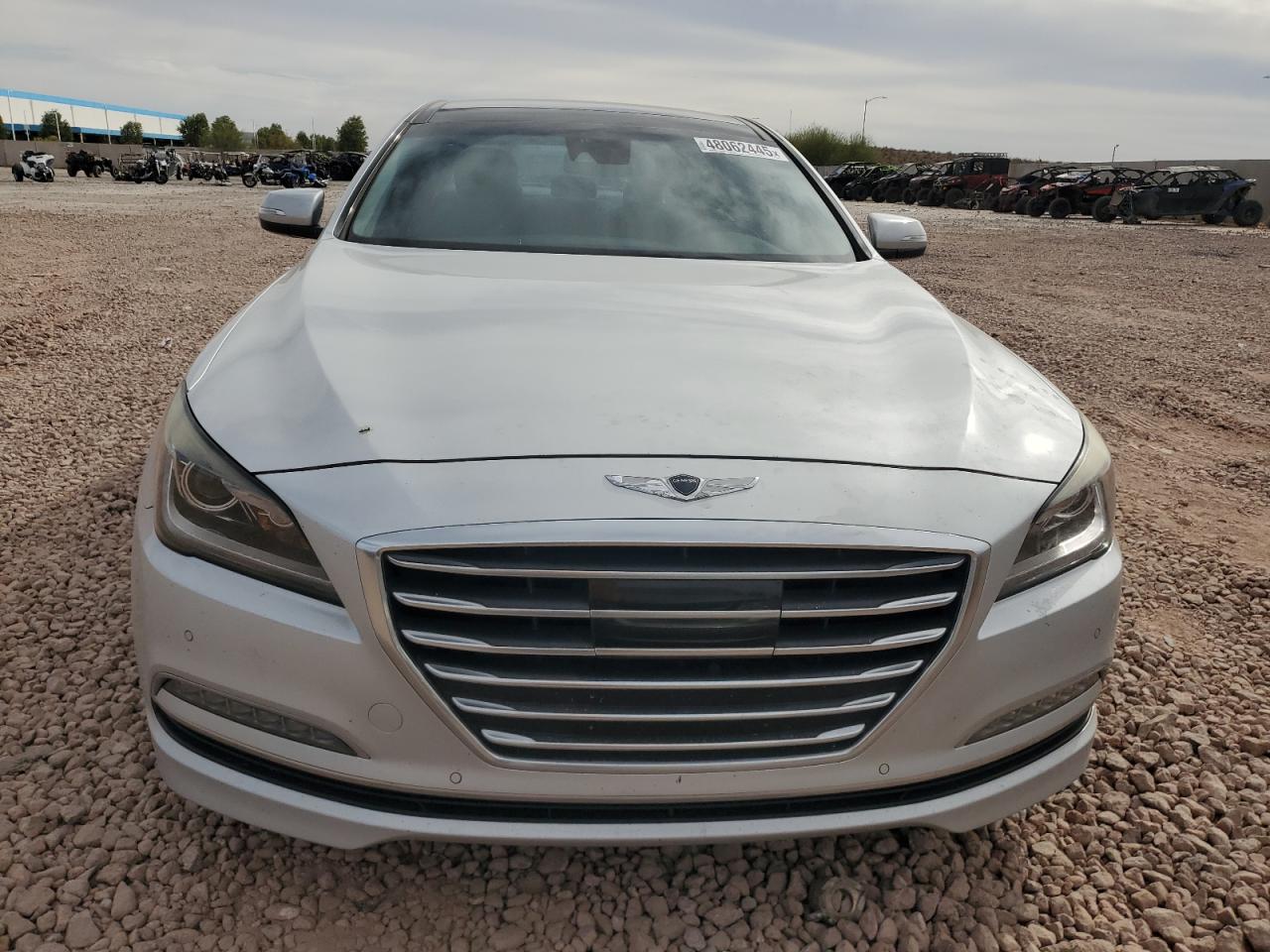 2017 Genesis G80 VIN KMHGN4JE8HU190115 Copart auction photo, mechanical damage thumbnail 5