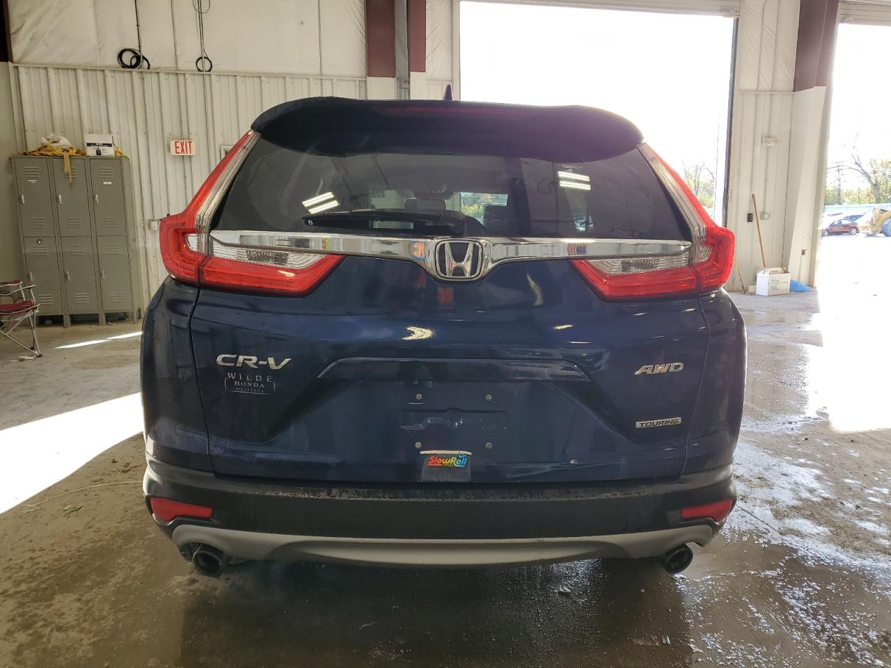 2018 Honda CR-V VIN 7FARW2H91JE026697 Copart auction photo, side damage thumbnail 6