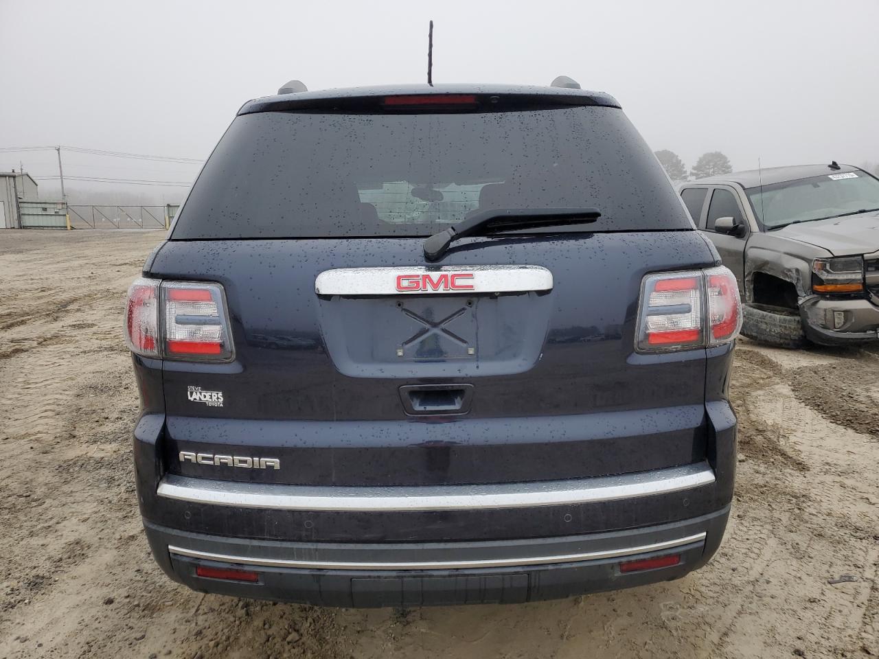 2015 GMC Acadia VIN 1GKKRRKD9FJ111897 Copart auction photo, front end / side damage thumbnail 6