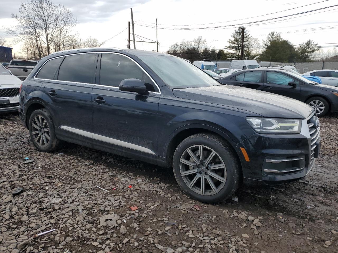 2017 Audi Q7 VIN WA1AHAF72HD057709 Copart auction photo, rejected repair damage thumbnail 4