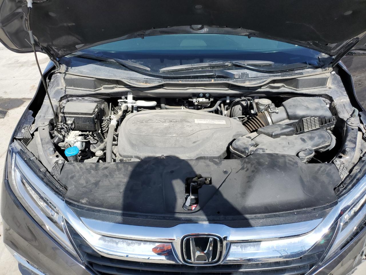 2019 Honda Odyssey VIN 5FNRL6H90KB007121 Copart auction photo, all over damage thumbnail 14