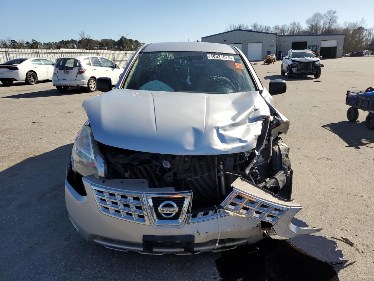 2010 Nissan Rogue VIN JN8AS5MT1AW020924 Copart auction photo, front end damage thumbnail 5