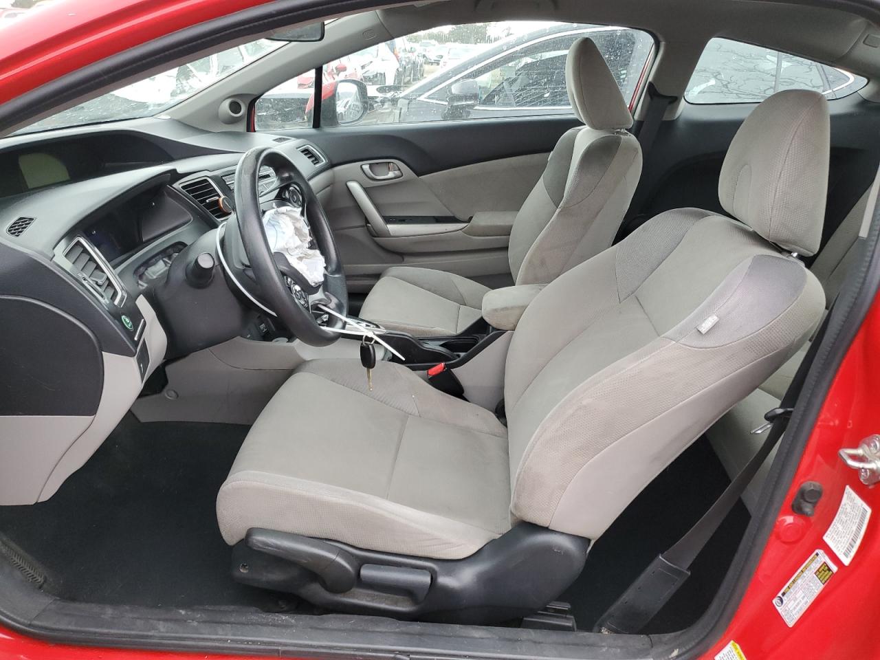 2013 Honda Civic VIN 2HGFG3B59DH529661 Copart auction photo, front end damage thumbnail 7