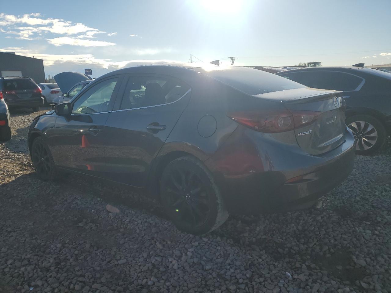 2014 Mazda 3 VIN JM1BM1W38E1209444 Copart auction photo, front end / side damage thumbnail 2