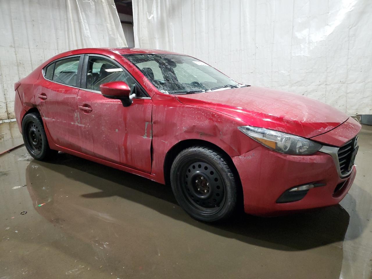 2018 Mazda 3 VIN 3MZBN1V32JM163764 Copart auction photo, all over damage thumbnail 4