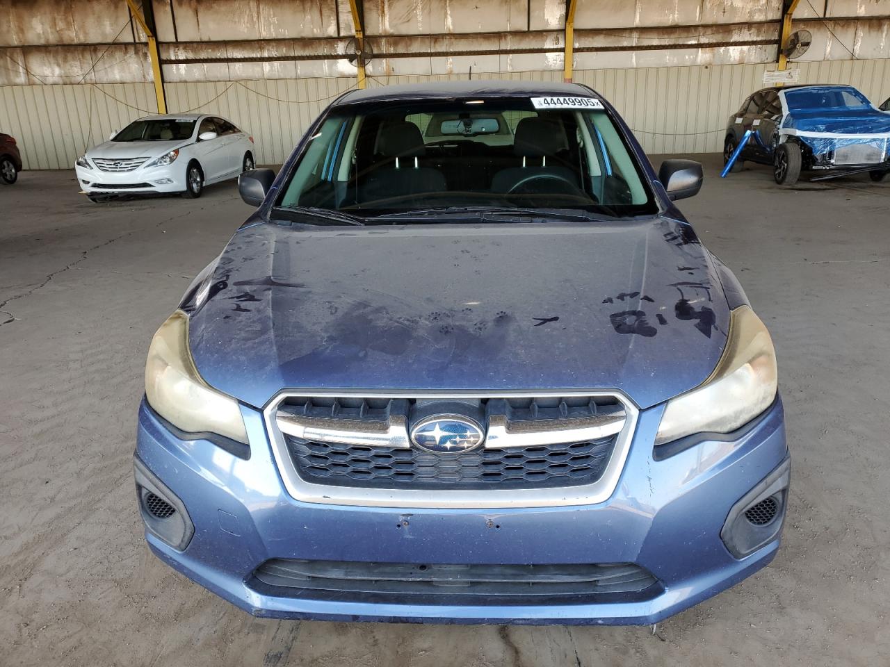 2014 Subaru Impreza VIN JF1GPAA66E8265216 Copart auction photo, undercarriage / side damage thumbnail 5