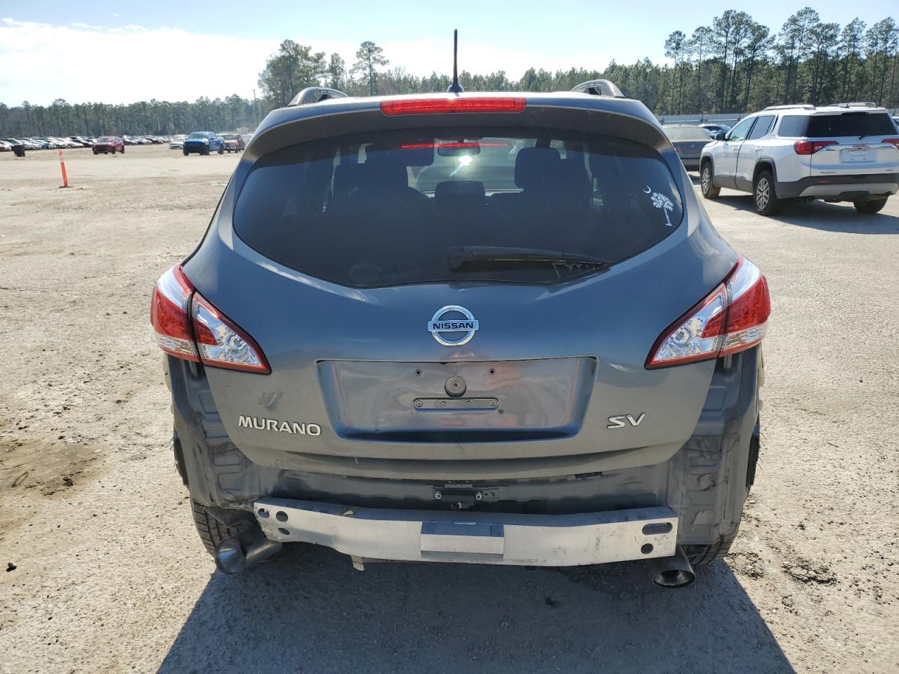 2014 Nissan Murano VIN JN8AZ1MW0EW529259 Copart auction photo, rear end / front end damage thumbnail 6