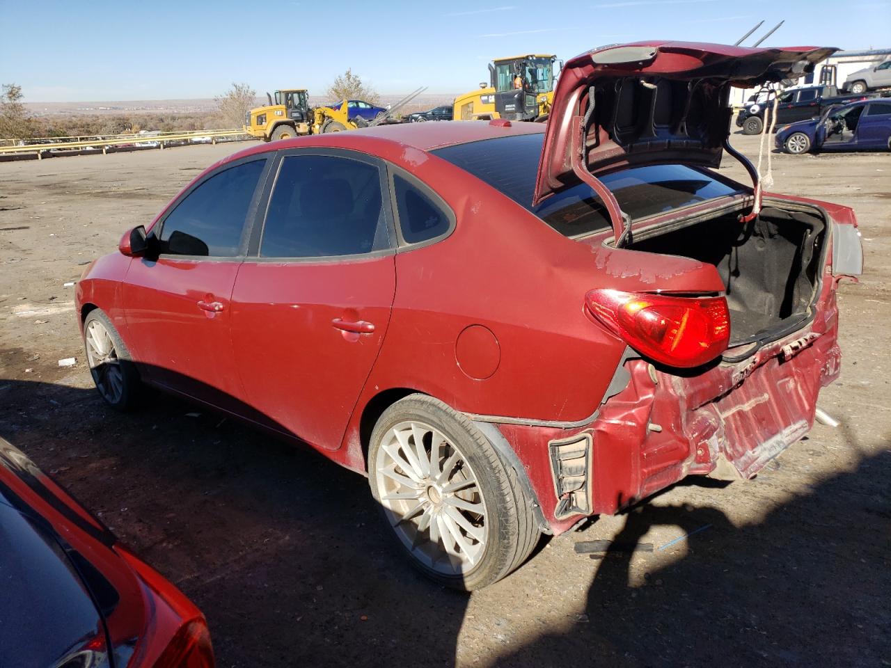 2008 Hyundai Elantra VIN KMHDU46D38U294629 Copart auction photo, rear end damage thumbnail 2
