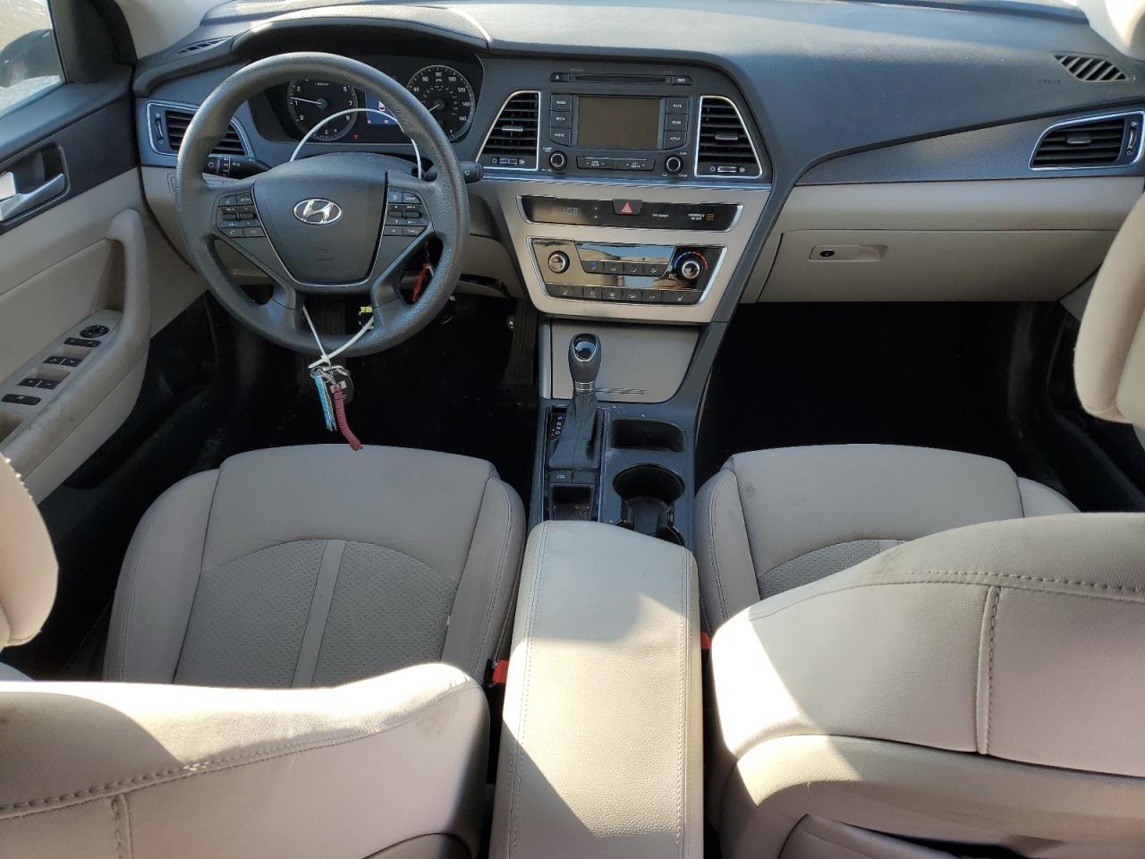 2015 Hyundai Sonata VIN 5NPE34AF4FH050242 Copart auction photo, vandalism / front end damage thumbnail 8