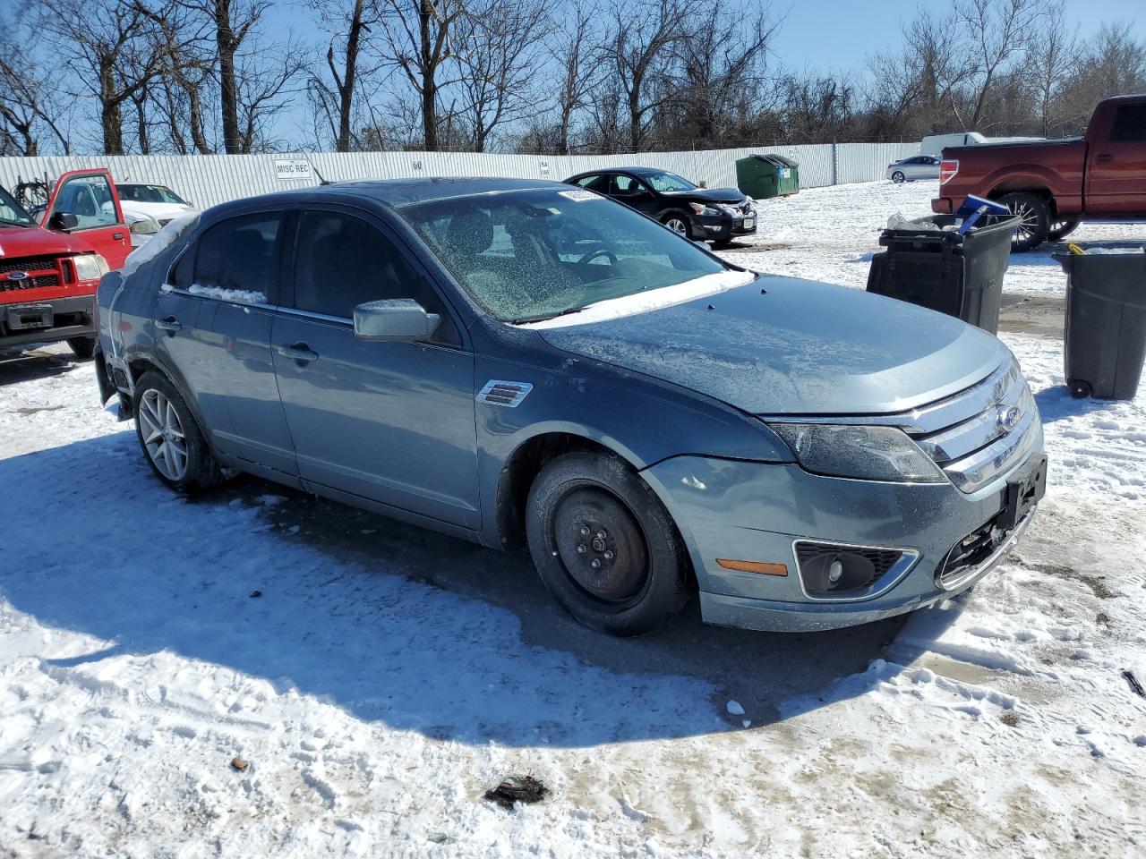 2012 Ford Fusion VIN 3FAHP0JG1CR230389 Copart auction photo, rear end damage thumbnail 4
