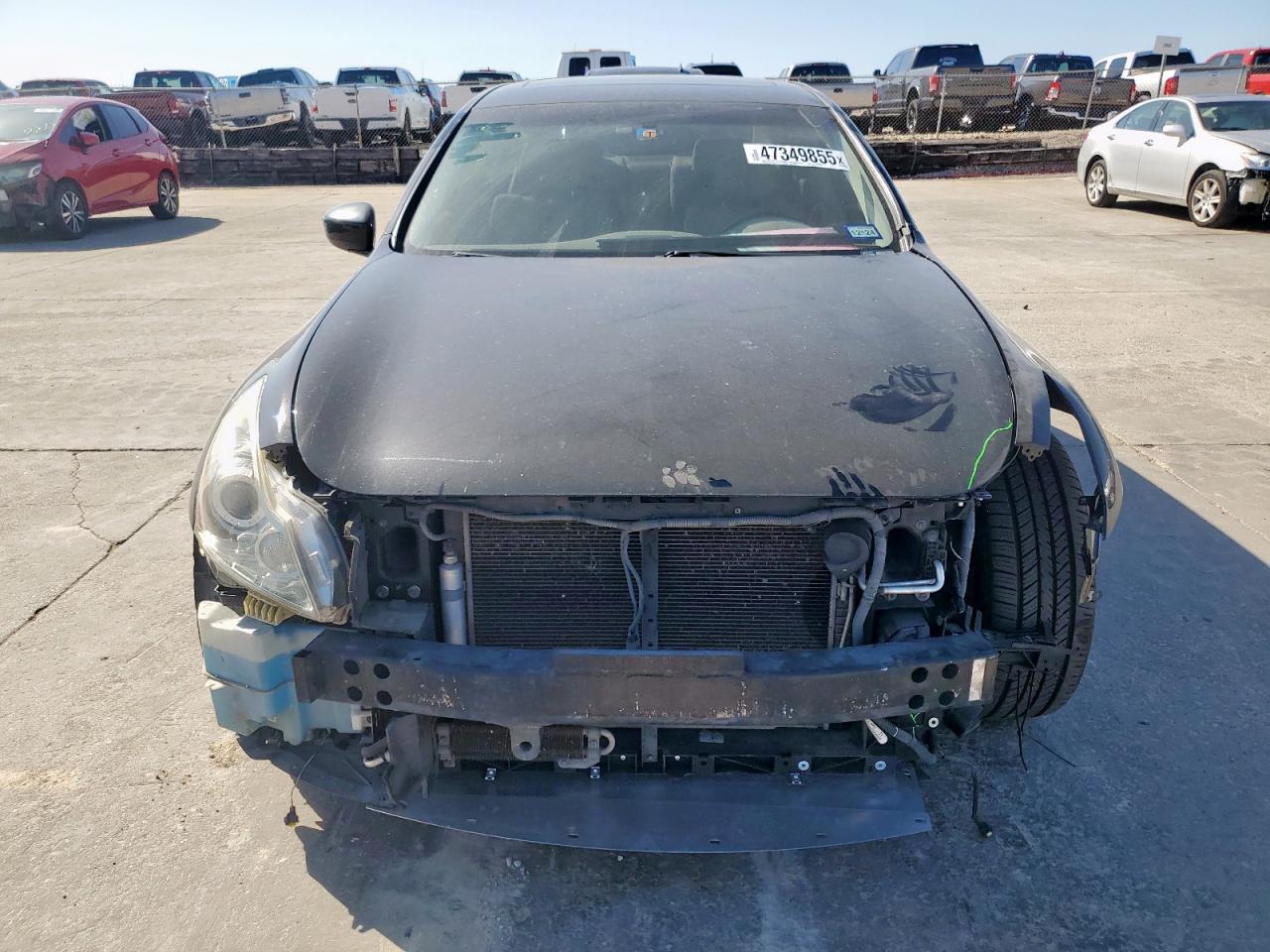 2011 Infiniti G VIN JN1CV6AP1BM304160 Copart auction photo, front end damage thumbnail 5