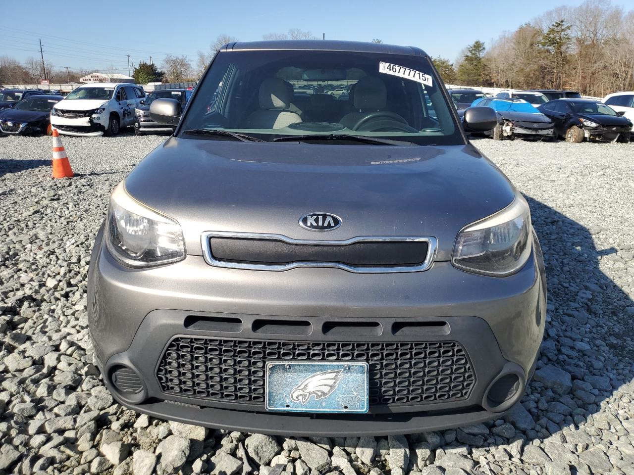 2015 KIA Soul VIN KNDJN2A21F7155495 Copart auction photo, rear end / minor dent/scratches damage thumbnail 5