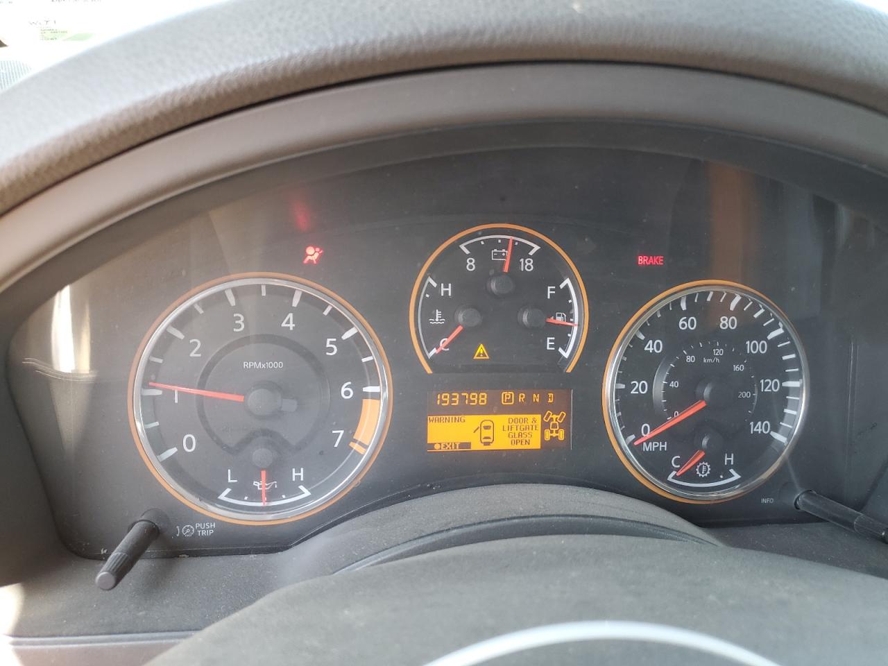 2015 Nissan Armada VIN 5N1AA0NC9FN605629 Copart auction photo, front end / mechanical damage thumbnail 9
