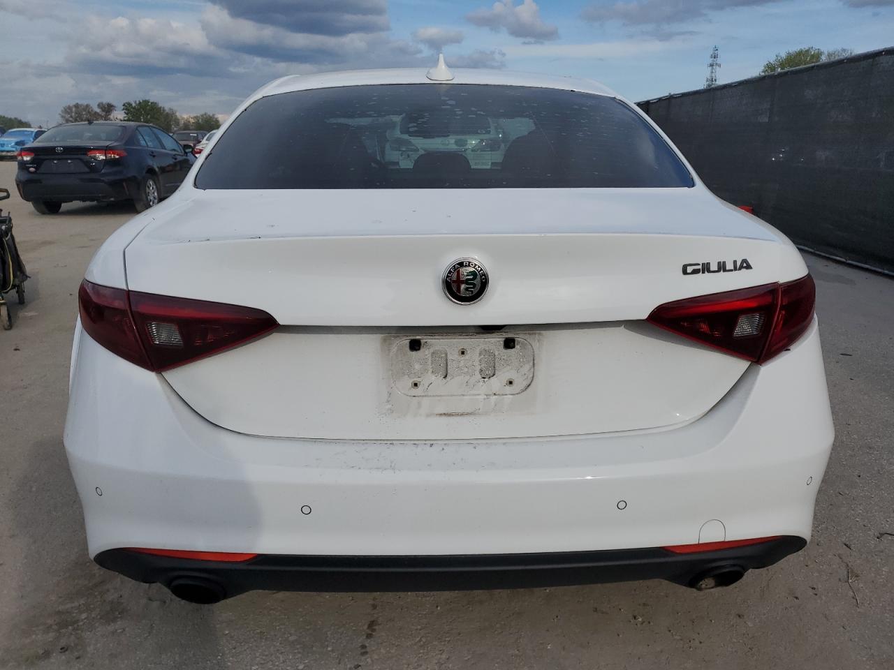 2020 Alfa Romeo Giulia VIN ZARFAMAN3L7626152 Copart auction photo, side / rear end damage thumbnail 6