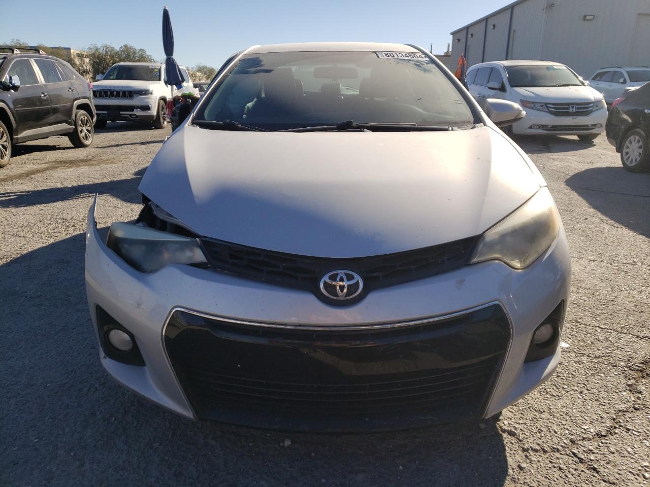 2016 Toyota Corolla VIN 5YFBURHE4GP366447 Copart auction photo, front end / side damage thumbnail 5
