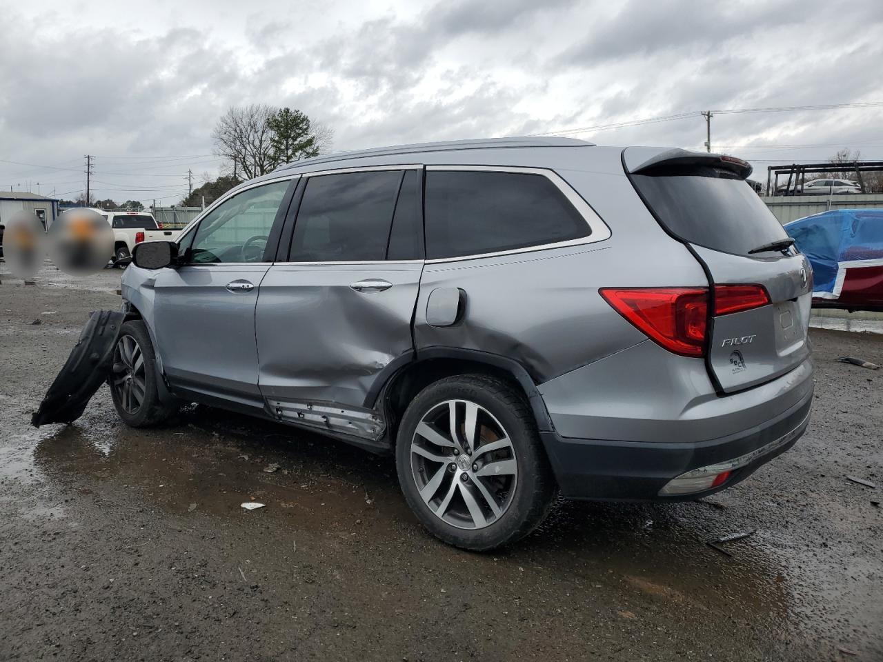 2016 Honda Pilot VIN 5FNYF6H07GB105140 Copart auction photo, front end / side damage thumbnail 2