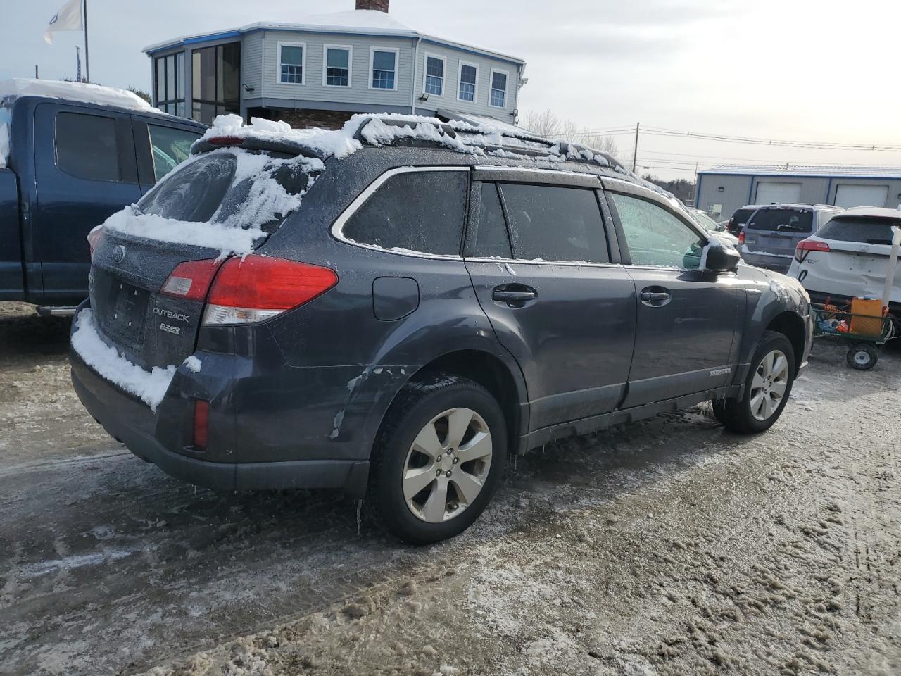 2012 Subaru Outback VIN 4S4BRBGC5C3266655 Copart auction photo, front end / side damage thumbnail 3