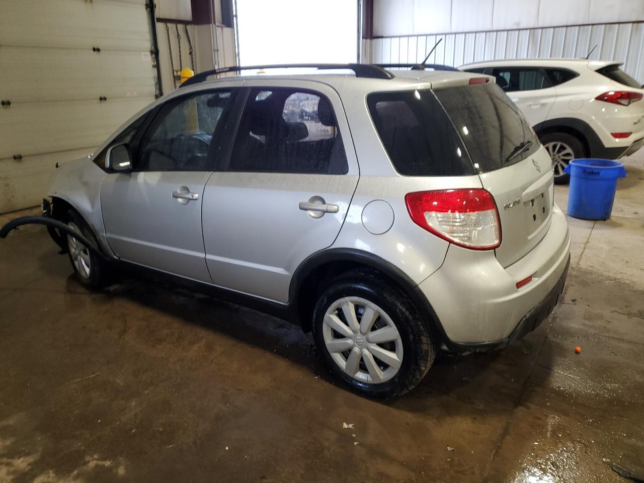 2010 Suzuki SX4 VIN JS2YB5A31A6302436 Copart auction photo, front end / side damage thumbnail 2