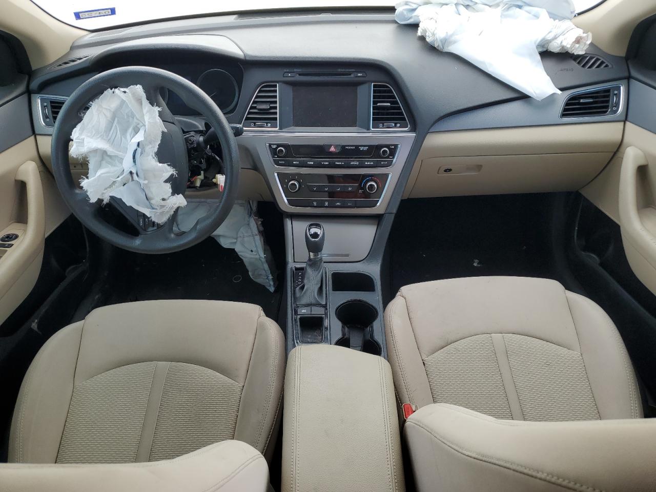 2017 Hyundai Sonata VIN 5NPE24AF0HH523916 Copart auction photo, front end / minor dent/scratches damage thumbnail 8