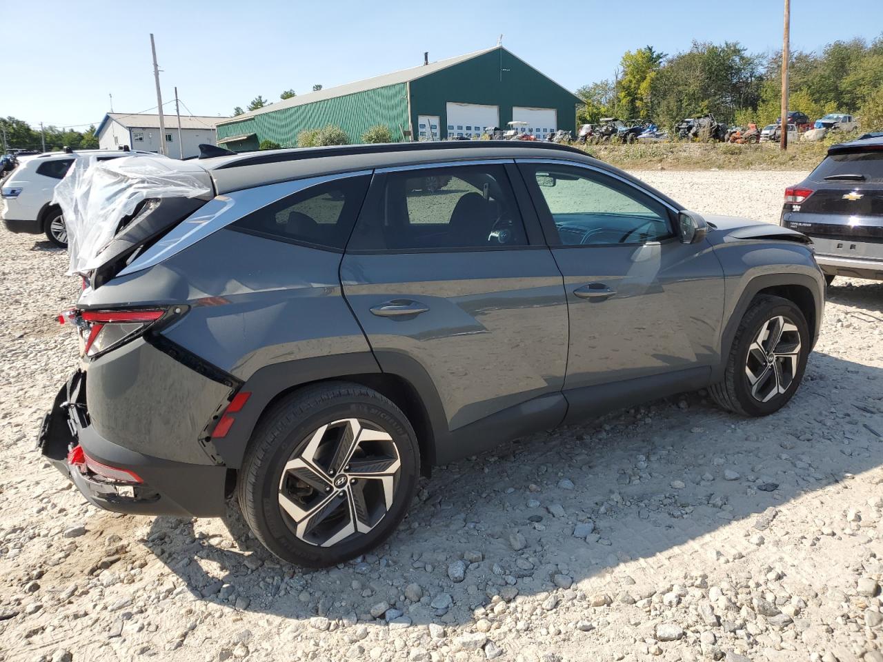 2024 Hyundai Tucson VIN 5NMJFCDE0RH296046 Copart auction photo, rear end / minor dent/scratches damage thumbnail 3