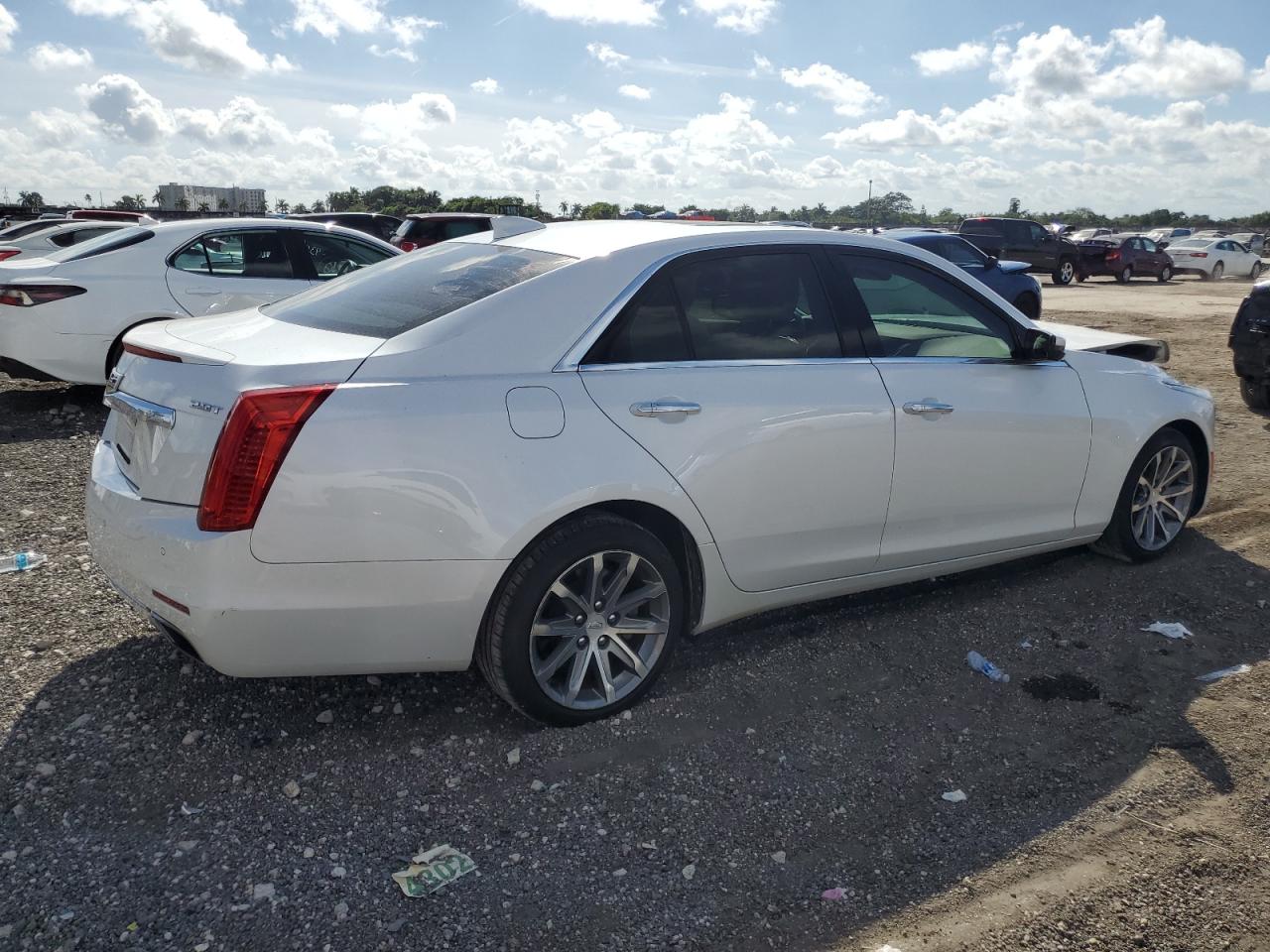 2016 Cadillac CTS VIN 1G6AX5SX9G0113899 Copart auction photo, front end damage thumbnail 3