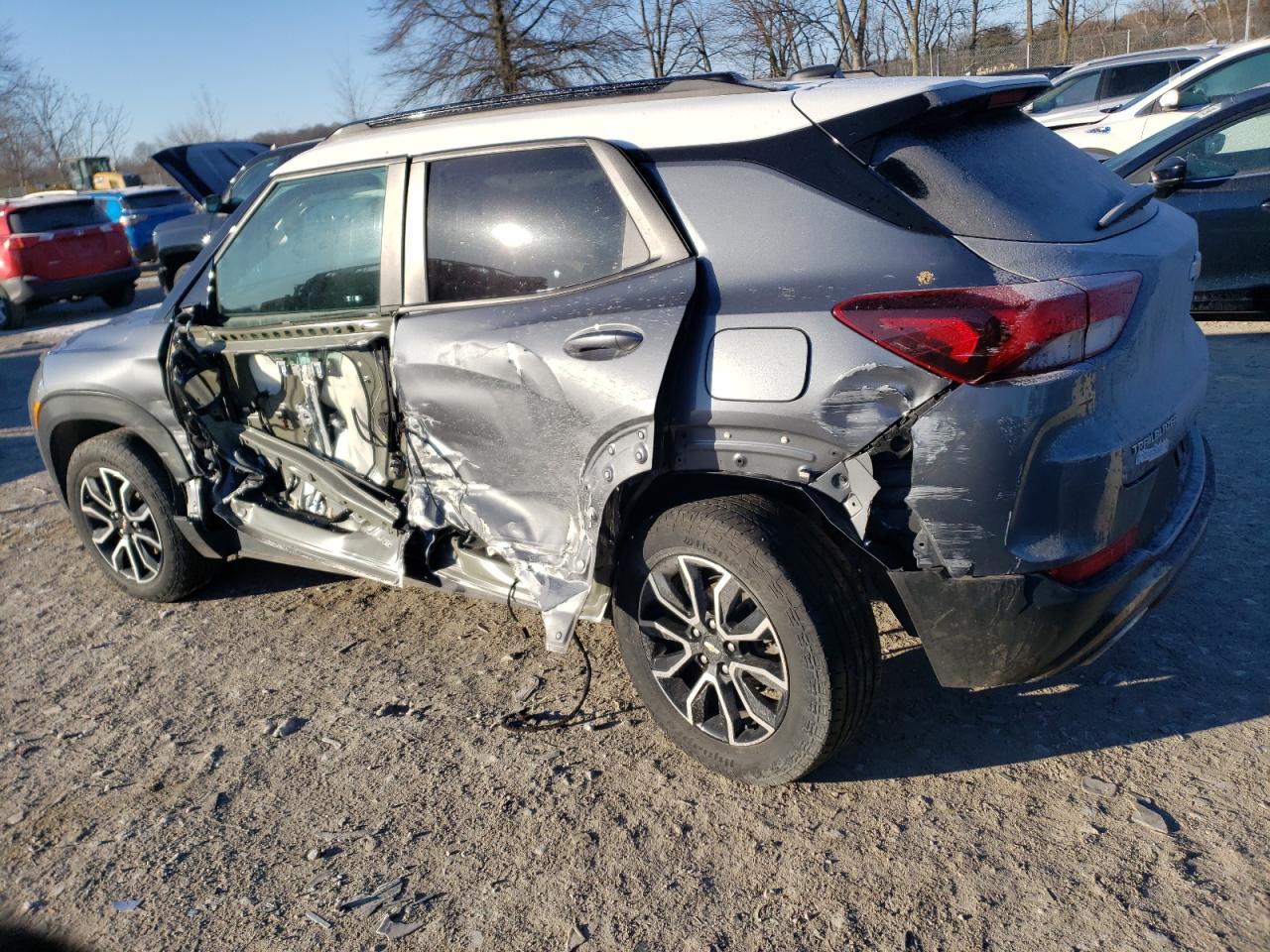 2021 Chevrolet TrailBlazer VIN KL79MVSL9MB163219 Copart auction photo, side / mechanical damage thumbnail 2