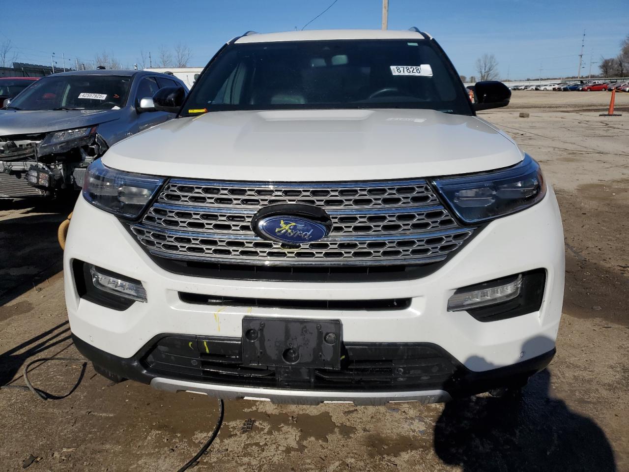 2020 Ford Explorer VIN 1FMSK8FH4LGB53003 Copart auction photo, rear end / front end damage thumbnail 5