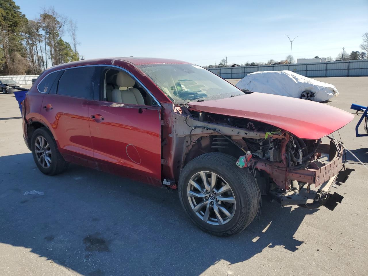2019 Mazda CX-9 VIN JM3TCACY3K0303019 Copart auction photo, all over damage thumbnail 4