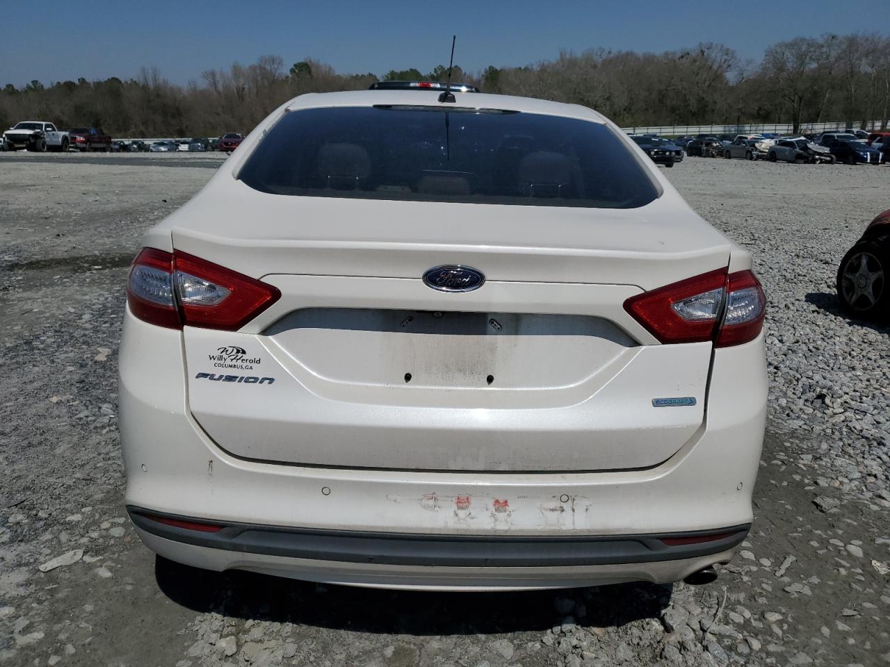 2014 Ford Fusion VIN 1FA6P0HD2E5354891 Copart auction photo, minor dent/scratches damage thumbnail 6
