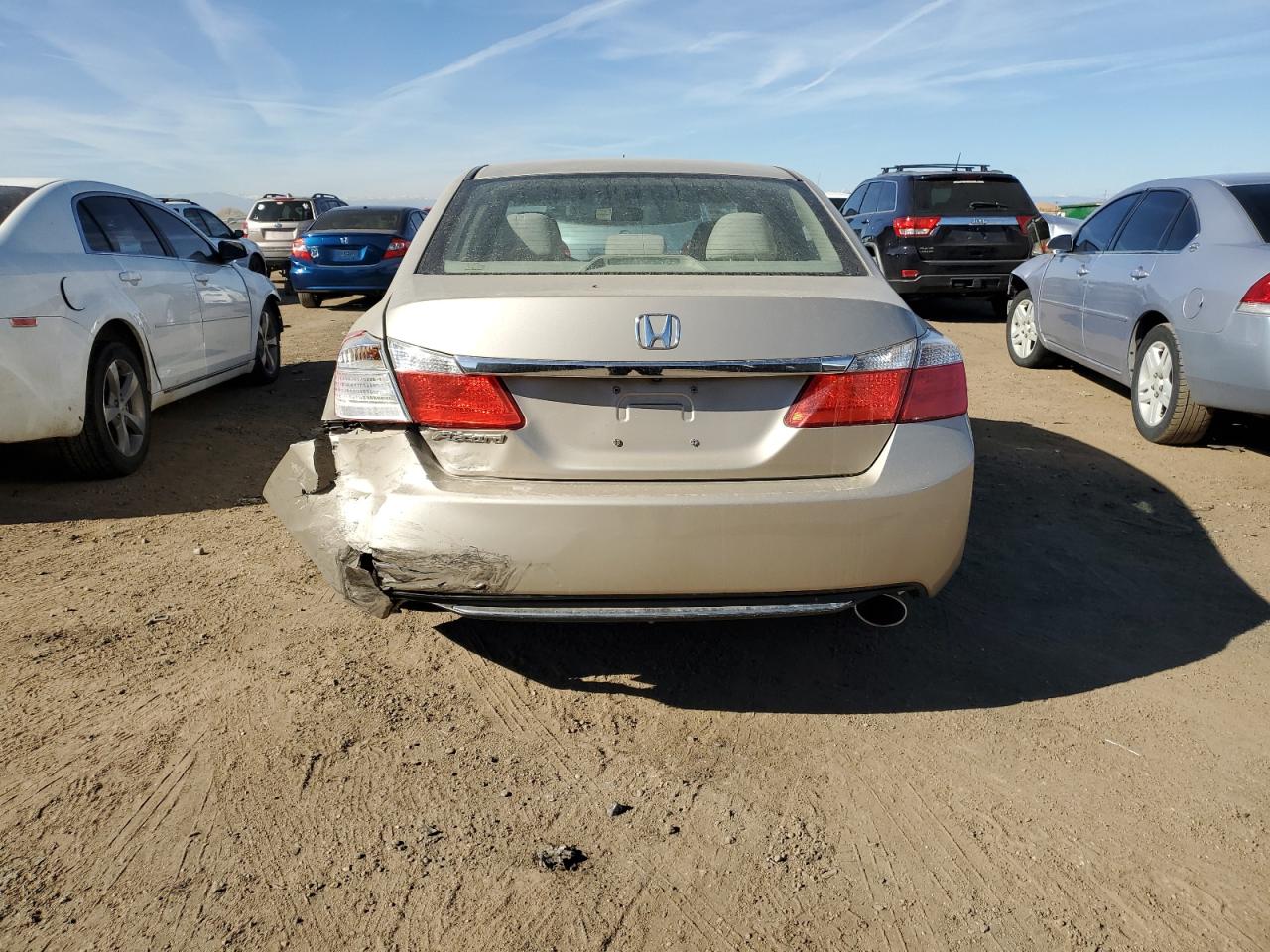 2013 Honda Accord VIN 1HGCR2F34DA120398 Copart auction photo, rear end damage thumbnail 6