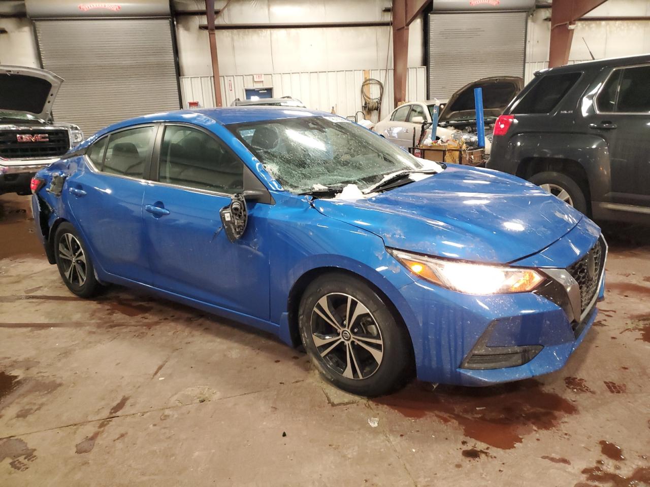 2021 Nissan Sentra VIN 3N1AB8CV4MY201547 Copart auction photo, front end / rear end damage thumbnail 4