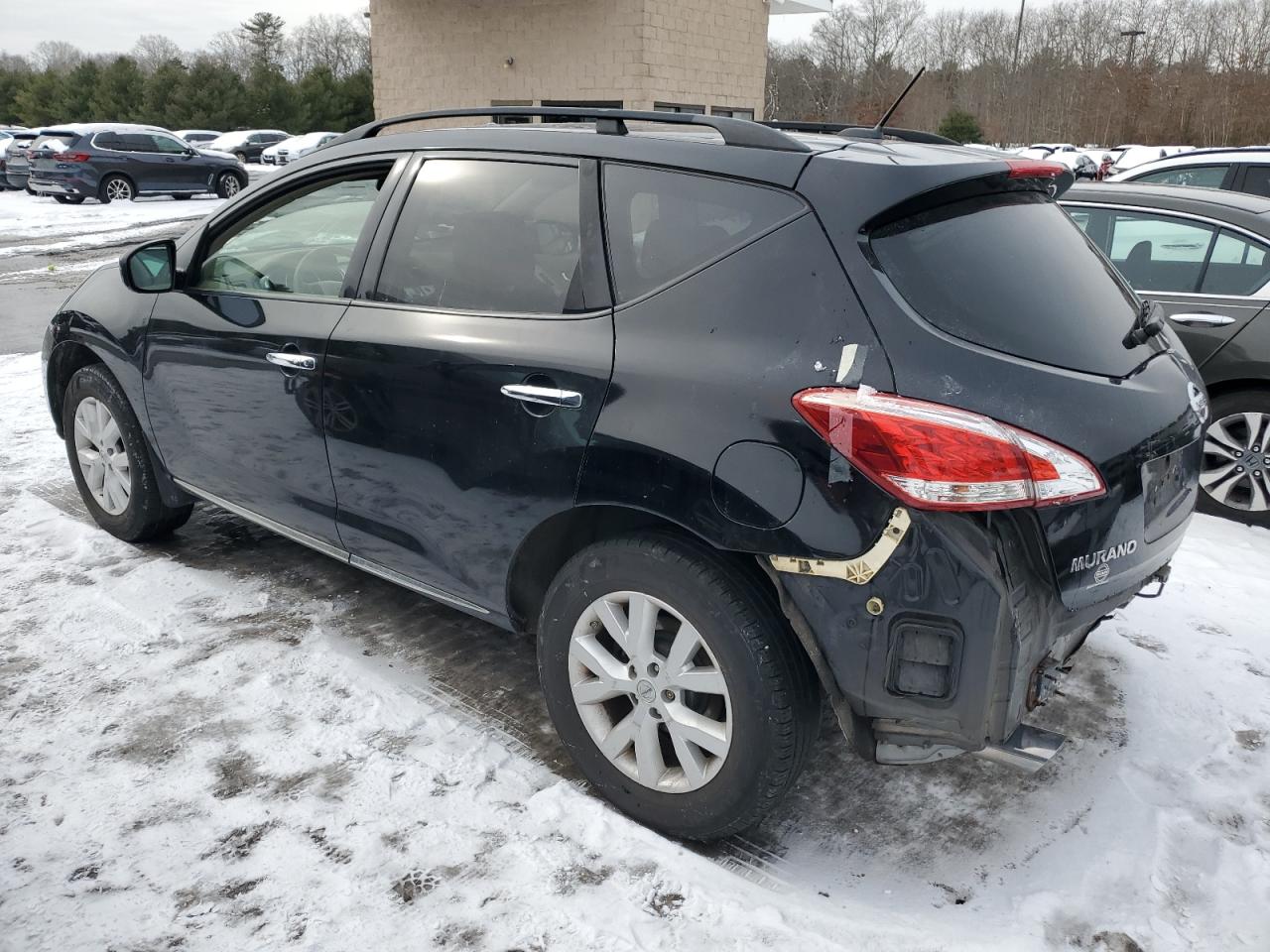2012 Nissan Murano VIN JN8AZ1MWXCW202607 Copart auction photo, rear end damage thumbnail 2