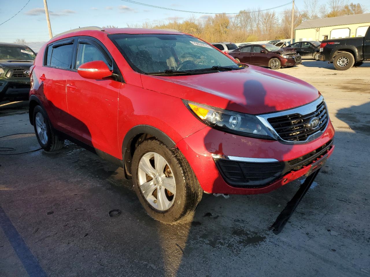 2012 KIA Sportage VIN KNDPB3A20C7216775 Copart auction photo, front end / undercarriage damage thumbnail 4
