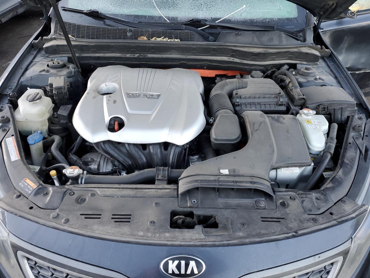 2015 KIA Optima VIN KNAGM4AD4F5077989 Copart auction photo, all over damage thumbnail 11
