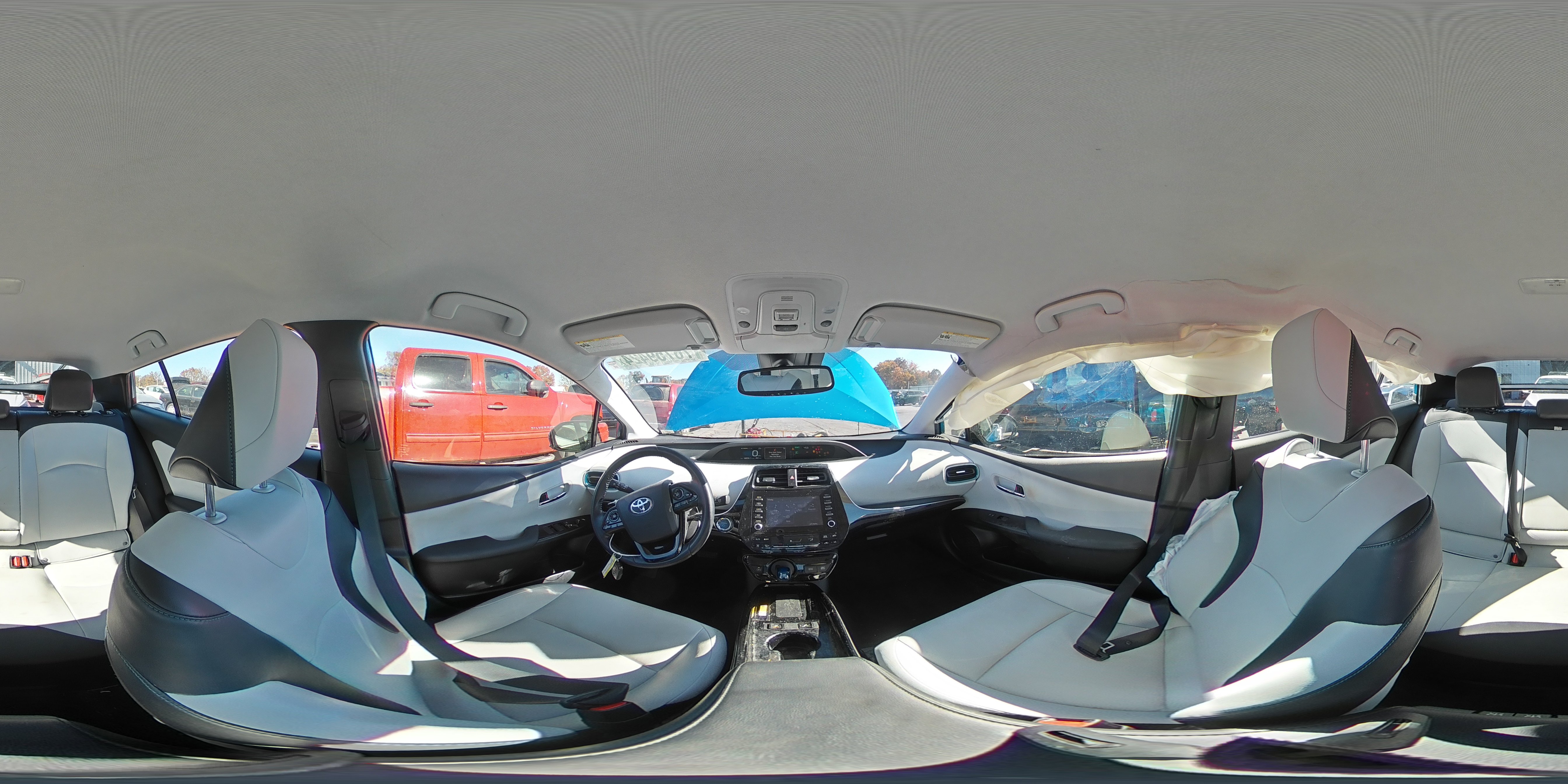 2020 Toyota Prius VIN JTDL9RFU9L3019067 Copart auction photo, front end / side damage thumbnail 16