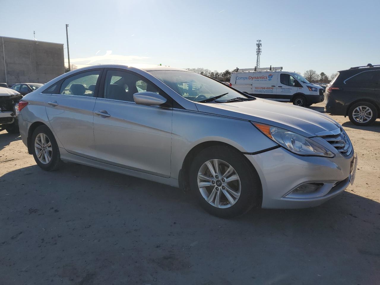 2013 Hyundai Sonata VIN 5NPEB4AC0DH717930 Copart auction photo, front end damage thumbnail 4