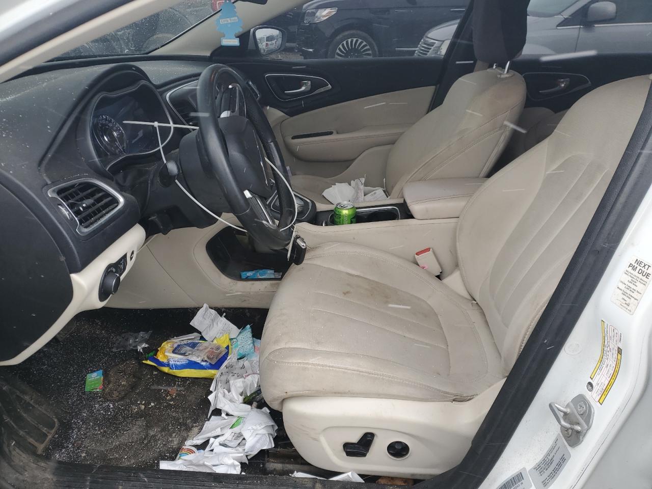 2015 Chrysler 200 VIN 1C3CCCAB4FN602549 Copart auction photo, front end / side damage thumbnail 7