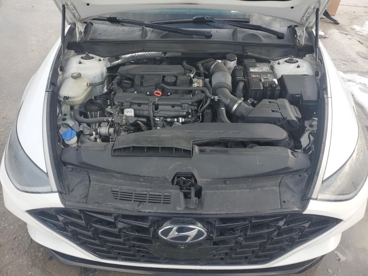 2021 Hyundai Sonata VIN 5NPEH4J26MH077115 Copart auction photo, undercarriage damage thumbnail 11