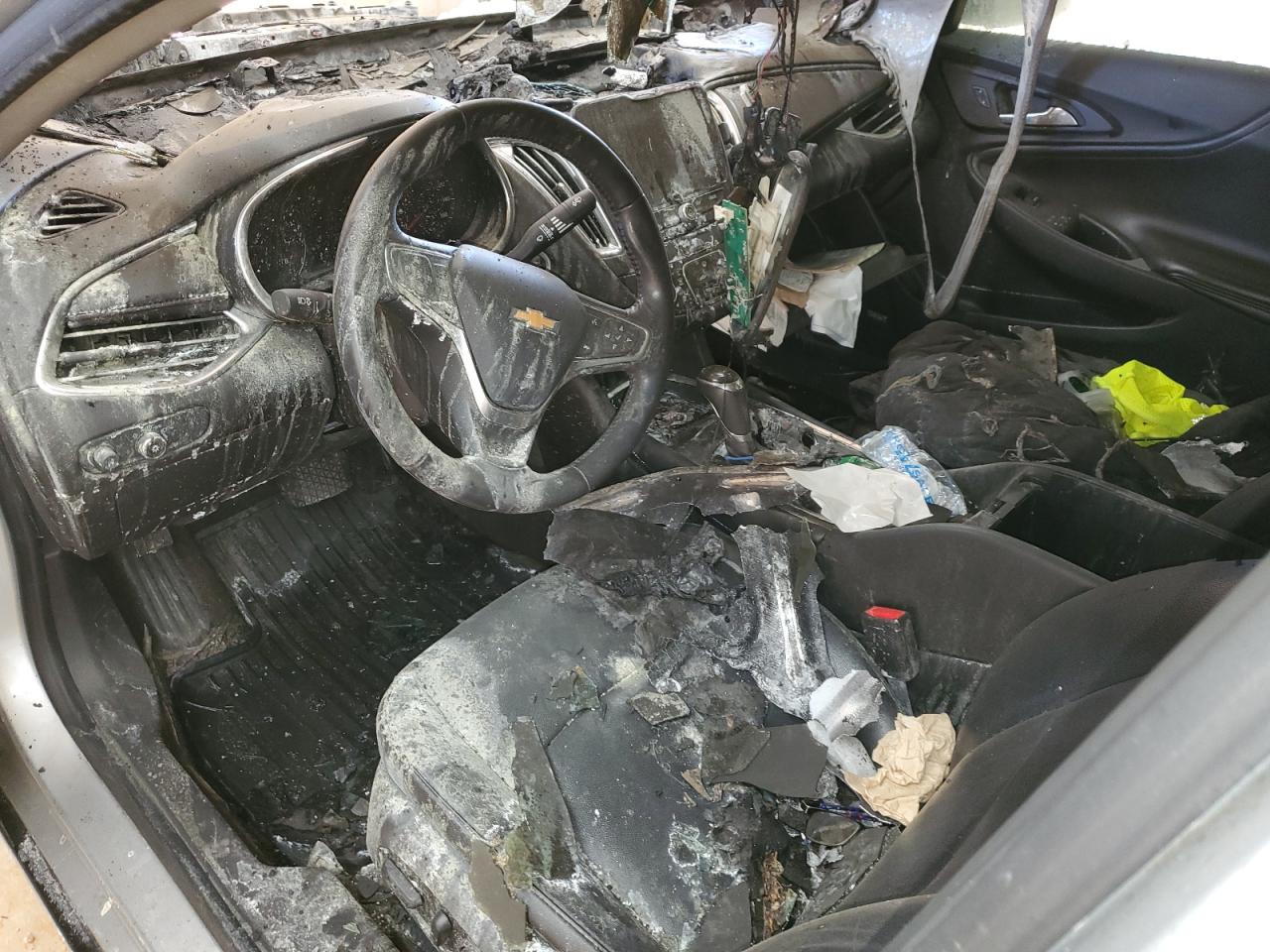 2018 Chevrolet Malibu VIN 1G1ZD5ST5JF123574 Copart auction photo, burn - engine / front end damage thumbnail 8