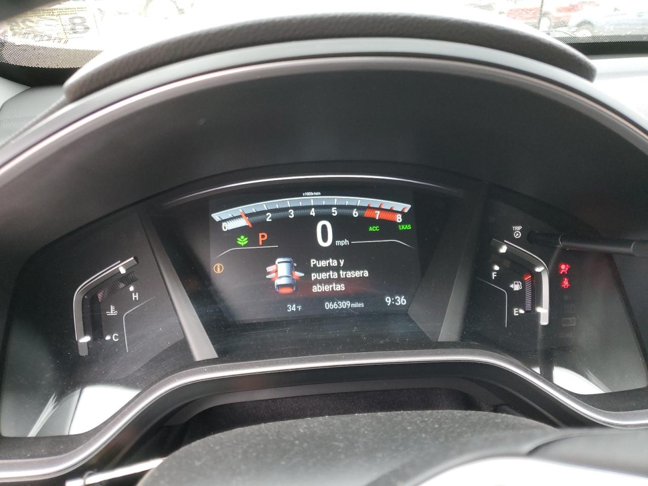 2018 Honda CR-V VIN 2HKRW2H84JH636503 Copart auction photo, side damage thumbnail 9