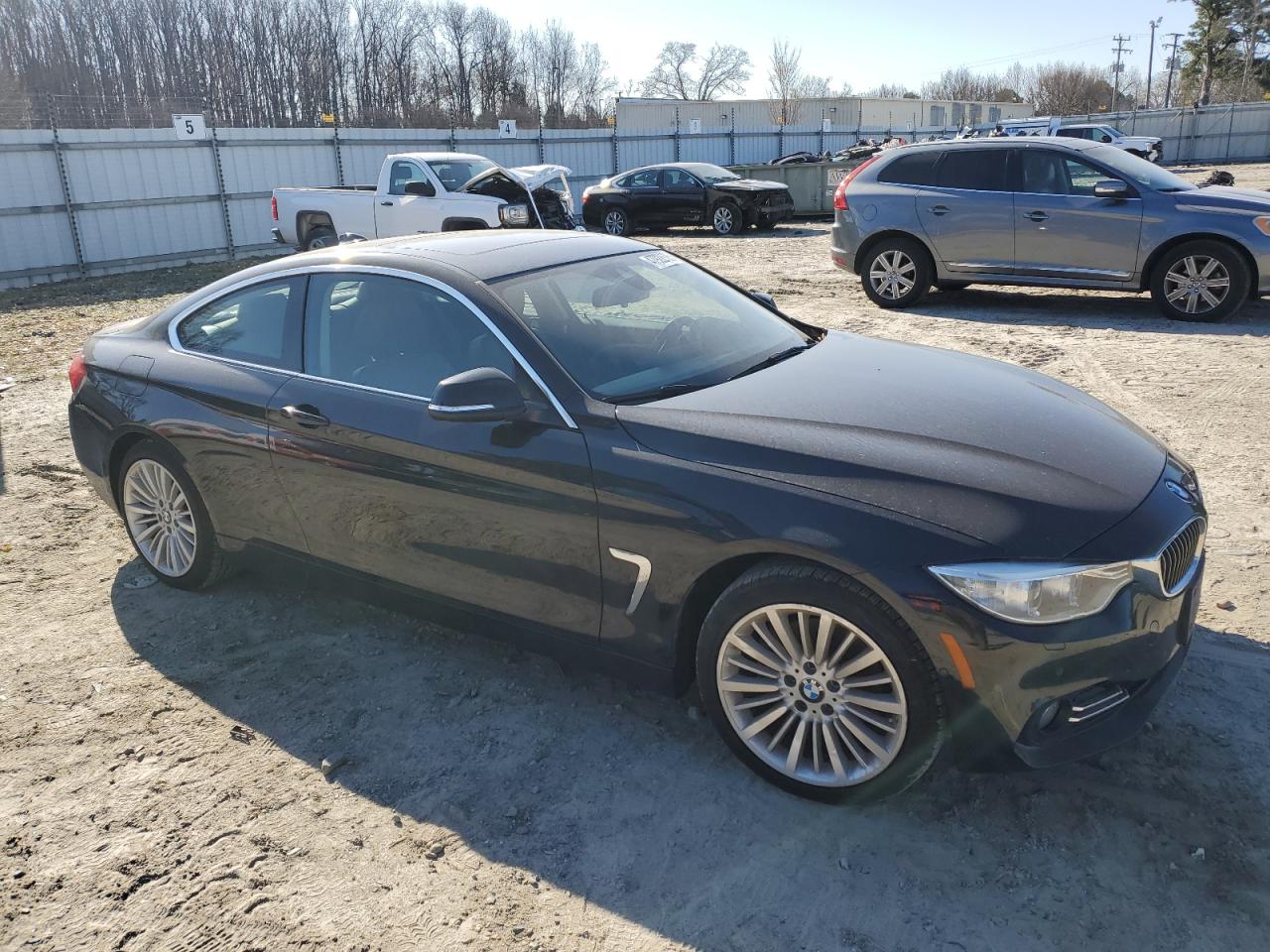2014 BMW 4er VIN WBA3N5C54EF717425 Copart auction photo, mechanical / minor dent/scratches damage thumbnail 4