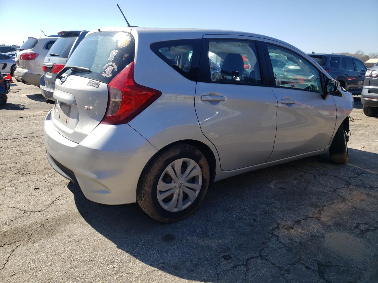2017 Nissan Versa VIN 3N1CE2CP2HL375506 Copart auction photo, front end / undercarriage damage thumbnail 3