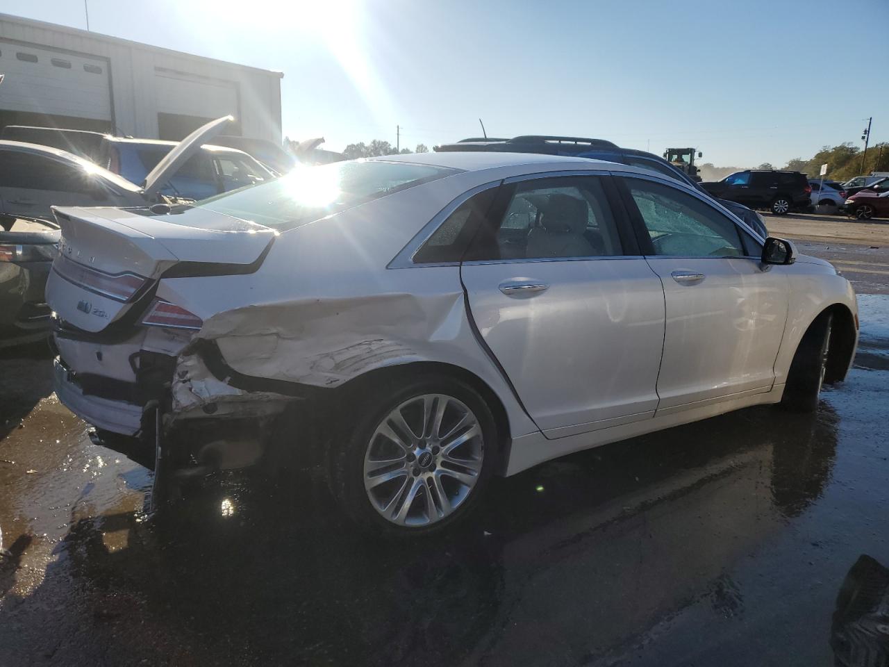 2016 Lincoln MKZ VIN 3LN6L2LU6GR634558 Copart auction photo, rear end damage thumbnail 3