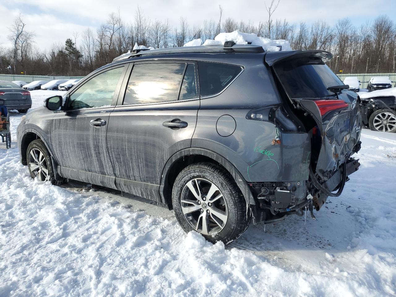 2018 Toyota RAV 4 VIN JTMRFREV8JJ725209 Copart auction photo, rear end damage thumbnail 2