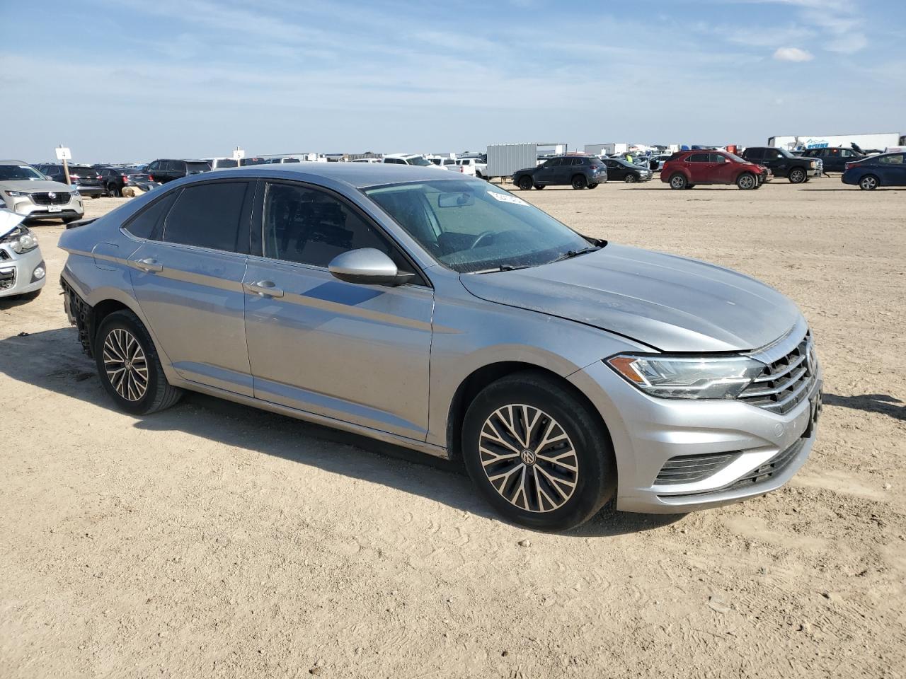 2021 Volkswagen Jetta VIN 3VWC57BU7MM085863 Copart auction photo, rear end / minor dent/scratches damage thumbnail 4